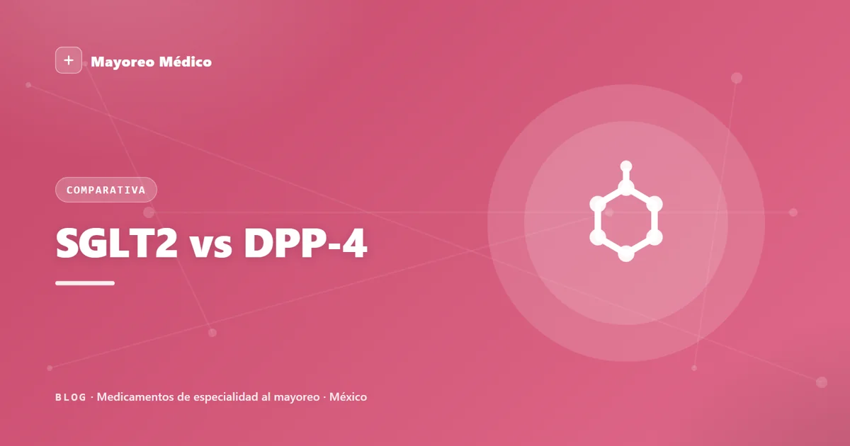 SGLT2 vs DPP-4: diferencias entre gliflozinas y gliptinas en la diabetes tipo 2